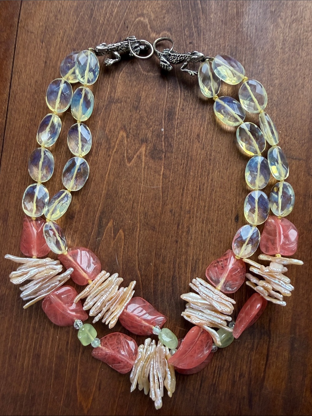 Two Blonde Lizards Vintage Necklace